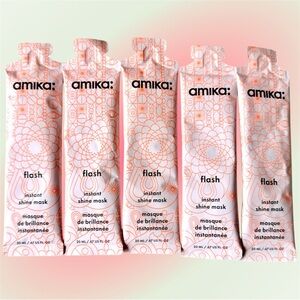 Amika Flash Instant Shine Mask 20ml Bundle Travel Size Hair Care Brand NEW